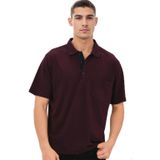 T0094 DEWBERRY ERKEK T-SHIRT-BORDO