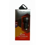 T05-M24 Gri 2.4A 2Usb Çelik Araç Şarj Aleti