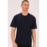 T0738 DEWBERRY ERKEK T-SHIRT-LACİVERT