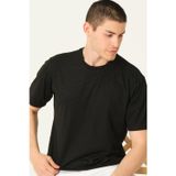 T0738 DEWBERRY ERKEK T-SHIRT-SİYAH