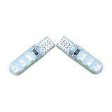 T10 12V Led Ampul Cakar Mavi 2 Li Silikonlu