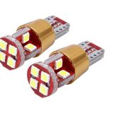 T10 3030 Park Led Ampülü 12 Ledli Canbus Beyaz