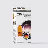 T10 Ampul T10 Orta Dipsiz Sarı Ampul 12V 5W (10 Adet) - Wolfram 26307