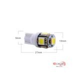 T10 Beyaz 5 Ledli Park Plaka Tavan Led Ampul 2 Adet
