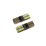 T10 Led Ampul 24Smd Canbus(Arıza Engelleyici) Mavi 2'Li Set 12V
