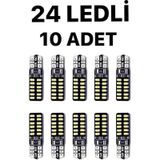 T10 Led Canbus Dipsiz Led Ampulü Canbus 10 Adet