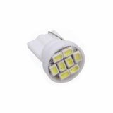 T10 Led Dipsiz W5W 8 Ledli Beyaz Park Tavan Plaka Ampülü 10-Beyaz