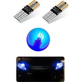 T10 LED Dipsiz W5W Canbus 24 Ledli Buz Mavi ( Ice Blue ) Park Plaka Ampul 2 Adet