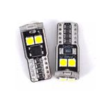 T10 Led Metal Platin W5W 6 Ledli Beyaz Park Tavan Plaka Ampülü 2