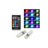 T10 Park Ampülü 12 Led Rgb Uzaktan Kumandalı Aydınlatma