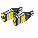 T10 T15 Park Led Geri Vites Ampulü Canbus 45 Led Çok Güçlü Beyaz