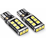 T10 W5W Canbus LED Ampul, 12V, Saf Beyaz, Park ve İç Aydınlatma, Kristal Parlaklık, Arıza Lamba