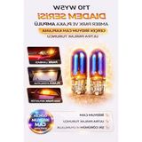 T10 Wy5w Diadem Serisi Amber Park Ve Plaka Ampulü, Gerçek İridyum Cam Kaplama, Ultra Parlak Turuncu