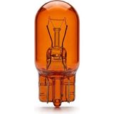 T10 WY5W Turuncu Cam Ampul, 12V 5W, Plaka Park Tavan Sinyal Için Uygun, Tekli Ampul, 1 Adet - Altın