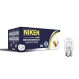T20 Dipsiz Ampul Tek Duy W21W W3X16D 12V Sarı 10 Adet