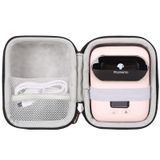 T2BTHRS Phomemo M110, M110S, M02, M02S İçin Sert EVA Saklama Kutusu - Taşınabilir Mini Bluetooth Termal Etiket Yazıcısı
