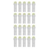 T5 Beyaz Led Mini Dipsiz Gösterge Ampul 12V 5000K 20 Adet