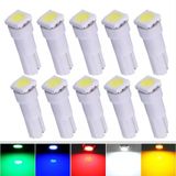 T5 Led Gösterge Led Kadran Ampül 12V Mini Dipsiz 10 Adet 12V Beyaz