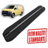 T5 Transporter Kısa Şase 2003 2015 Yılları Arası Araca Özel Nevada Siyah Yan Basamak