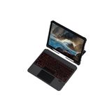T5209D İpad 12.9 (2021) İnter Ledli Klavyeli Kılıfı - Siyah