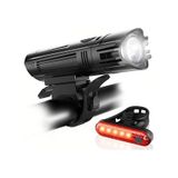 T6 Led 300 Lümen 4 Modlu Su Geçirmez Usb Şarjlı Ön Arka Bisiklet Farı Işığı 1300 Mah