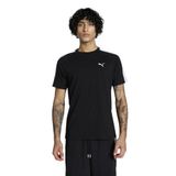 T7 Erkek Siyah Günlük Stil T-Shirt 62959201