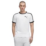 T7 Ringer Erkek Beyaz Günlük Stil T-Shirt 63524202