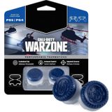 T7 Sports Call of Duty: Warzone Performance Thumbsticks PlayStation 4 (PS4) ve PlayStation 5 (PS5) için | 2 High-Rise-, Hybrid Stick | Mavi/Gri