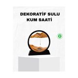 T8 Store Dekoratif Kum Saati – Şık Masa Üstü Aksesuar, Dayanıklı Malzeme, Modern ve Klasik Tasarım