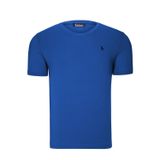T8568 DEWBERRY V YAKA ERKEK T-SHIRT-DÜZ SAKS