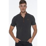 T8571 DEWBERRY FERMUARLI ERKEK T-SHIRT-ANTRASİT - Antrasit - 2XL