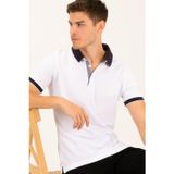 T8579 DEWBERRY ERKEK T-SHIRT-AÇIK BEYAZ