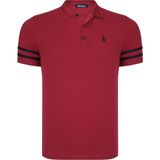 T8585 Dewberry Erkek T-Shİrt-Koyu Bordo - XL