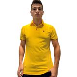 T8586 DEWBERRY ERKEK POLO YAKA T-SHIRT-DÜZ SARI