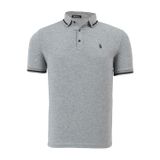 T8586 DEWBERRY ERKEK POLO YAKA T-SHIRT-GRİ