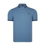 T8586 DEWBERRY ERKEK POLO YAKA T-SHIRT-INDIGO