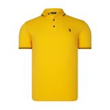 T8586 DEWBERRY ERKEK POLO YAKA T-SHIRT-SARI