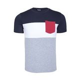 T8592 DEWBERRY ERKEK T-SHIRT-AÇIK LACİVERT