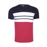 T8593 DEWBERRY ERKEK T-SHIRT-AÇIK LACİVERT