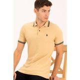 T8594 DEWBERRY ERKEK T-SHIRT-BEJ