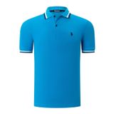 T8594 DEWBERRY ERKEK T-SHIRT-DÜZ KOYU MAVİ