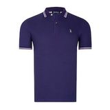 T8594 DEWBERRY ERKEK T-SHIRT-KOYU MOR