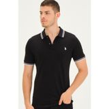 T8594 DEWBERRY ERKEK T-SHIRT-SİYAH