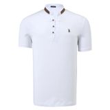 T8598 DEWBERRY ERKEK T-SHIRT-BEYAZ