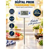 TA-288 Dijital Problu Termometre °c/°f 300°C Sıcaklık Ölçer Mutfak Gıda Termometresi