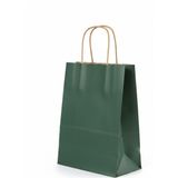 Ta-Fu Global Renkli Karton Çanta 25 Li Esmer Sap - 25 x 12 x 31 cm - Koyu Yeşil