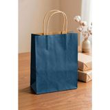 Ta-Fu Global Renkli Karton Çanta 25 Li Esmer Sap - 31 x 12 x 41 cm - Lacivert
