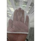 Ta-Ha Perde ve Halı 1-2 Seyrek Pileli Ince Keten Dokulu Tül Perde, Kırışmayan Etekleri Kurşunlu Tül Perde - Kırık Beyaz - 100 x 260 cm