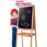 Taba Diytoy Manyetik Çift Taraflı Ahşap Yazı Tahtası