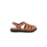 Taba Hakiki Deri Erkek Düz Sandalet